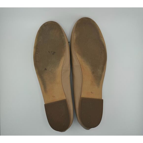 EUC Sam Edelman Felicia Round Toe Slip On Leather‎ Tan Ballet Flats - Picture 14 of 16
